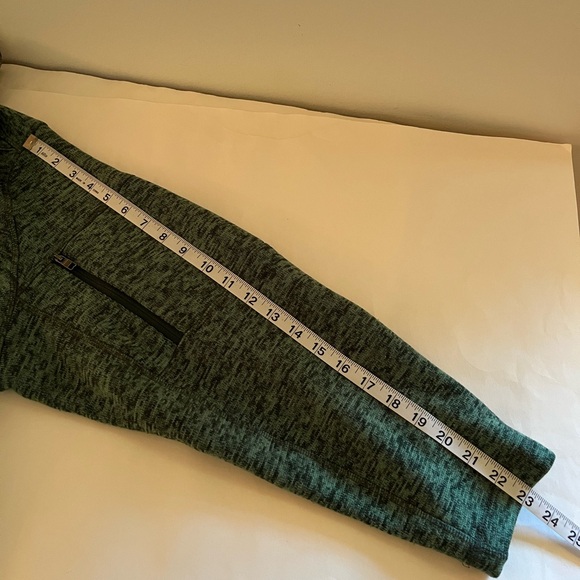 SOLD on another Platform! Lands End Women Fleece Green OEKO-TEX Quarter Zip 3X - Picture 9 of 10